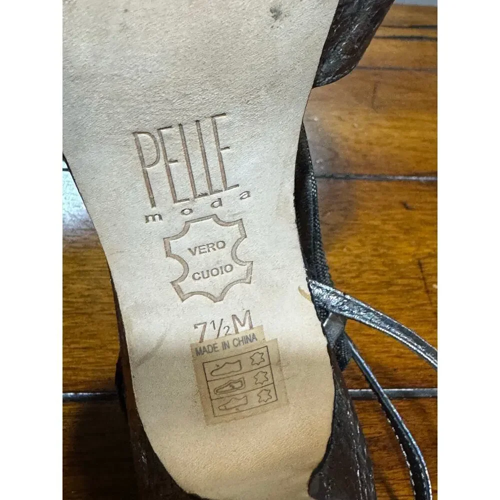 Pella Moda straps stilletos size 7.5